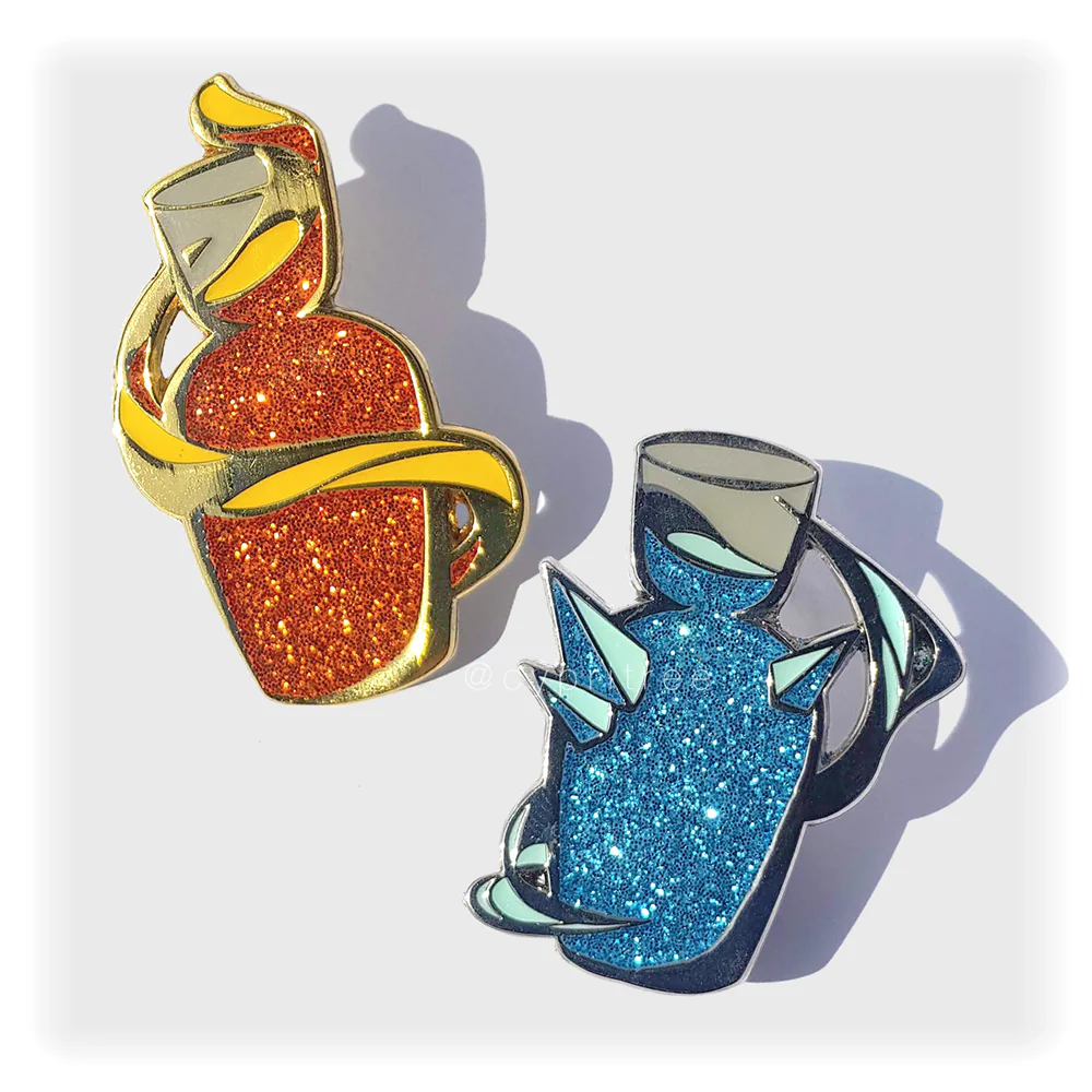 Estus and Ashen Pins Set